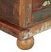 Table basse 5 tiroirs bois de récupération massif Vouli 70 cm - Photo n°4