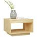 Table basse 50x50x33,5 cm Bois de pin massif - Photo n°1