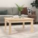 Table basse 55x55x30 cm Bois massif de pin - Photo n°1