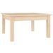 Table basse 55x55x30 cm Bois massif de pin - Photo n°2