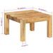 Table basse 55x55x35 cm Bois de manguier massif - Photo n°8
