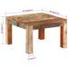 Table basse 55x55x35 cm Bois de récupération massif - Photo n°8