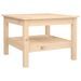 Table basse 55x55x40 cm Bois massif de pin - Photo n°2