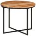Table basse 55x55x45 cm bois massif acacia et fer - Photo n°1