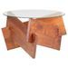 Table basse 60 cm Bois solide d'acacia - Photo n°1