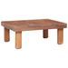 Table basse 60 x 45 x 23 cm Bois de récupération solide - Photo n°1