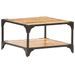 Table basse 60x60x35 cm Bois de manguier massif - Photo n°1