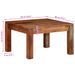 Table basse 60x60x35 cm bois massif d'acacia - Photo n°9