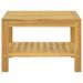 Table basse 60x60x40 cm Bois massif de teck - Photo n°2