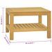 Table basse 60x60x40 cm Bois massif de teck - Photo n°6