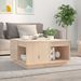 Table basse 60x61x32,5 cm Bois massif de pin - Photo n°1