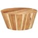 Table basse Ø65x31 cm Bois d'acacia solide - Photo n°1