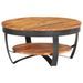 Table basse 65x65x32 cm Bois d'acacia solide - Photo n°1