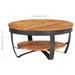 Table basse 65x65x32 cm Bois d'acacia solide - Photo n°7