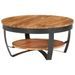 Table basse 65x65x32 cm Bois d'acacia solide - Photo n°10