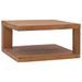 Table basse 65x65x33 cm Bois de teck solide - Photo n°5