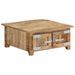 Table basse 67x67x30 cm Bois de manguier massif - Photo n°9