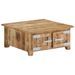 Table basse 67x67x30 cm Bois de manguier massif - Photo n°12