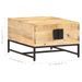 Table basse 67x67x45 cm Bois de manguier massif - Photo n°7