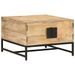 Table basse 67x67x45 cm Bois de manguier massif - Photo n°9