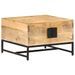 Table basse 67x67x45 cm Bois de manguier massif - Photo n°11