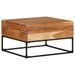 Table basse 68x68x41 cm Bois d'acacia solide - Photo n°1