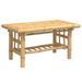 Table basse 70x45x36 cm bambou - Photo n°5