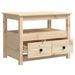 Table basse 71x49x55 cm Bois massif de pin - Photo n°8