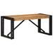 Table basse 80x40x35 cm bois massif d'acacia - Photo n°1