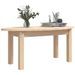 Table basse 80x40x35 cm Bois massif de pin - Photo n°4