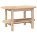 Table basse 80x45x45 cm Bois massif de pin - Photo n°1