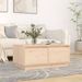 Table basse 80x50x35 cm Bois massif de pin - Photo n°1