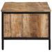 Table basse 80x50x40 cm bois de manguier massif brut - Photo n°3