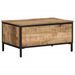 Table basse 80x50x40 cm bois de manguier massif brut - Photo n°4