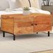 Table basse 80x50x40 cm bois massif d'acacia - Photo n°2