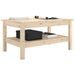 Table basse 80x50x40 cm Bois massif de pin - Photo n°6