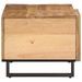 Table basse 80x51x40 cm bois de manguier massif brut - Photo n°3