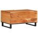 Table basse 80x51x40 cm bois massif d'acacia - Photo n°4