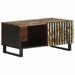 Table basse 80x51x40 cm bois massif d'acacia - Photo n°1