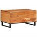 Table basse 80x51x40 cm bois massif d'acacia - Photo n°4