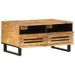 Table basse 80x55x40 cm bois de manguier massif brut - Photo n°1