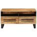 Table basse 80x55x40 cm bois de manguier massif brut - Photo n°2