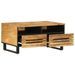 Table basse 80x55x40 cm bois de manguier massif brut - Photo n°5