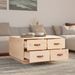 Table basse 80x80x45 cm Bois massif de pin - Photo n°4