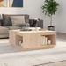 Table basse 80x81x36,5 cm Bois massif de pin - Photo n°1