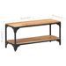 Table basse 90x30x40 cm Bois solide d'acacia - Photo n°7