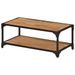 Table basse 90x45x35 cm Bois d'acacia solide - Photo n°9