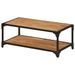 Table basse 90x45x35 cm Bois d'acacia solide - Photo n°12