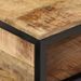 Table basse 90x50x30 cm bois massif de manguier brut - Photo n°6