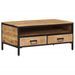 Table basse 90x50x30 cm bois massif de manguier brut - Photo n°12